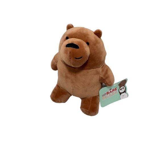 We Bare Bears Plush GRIZZLY BEAR Cartoon Network Warner Bros. Toy Factory 7” NEW - Picture 2 of 5
